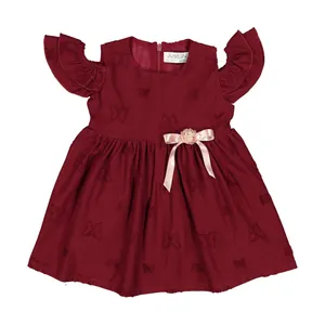 پیراهن دخترانه جاستیفای جونیور مدل K0442055DO-MAROON