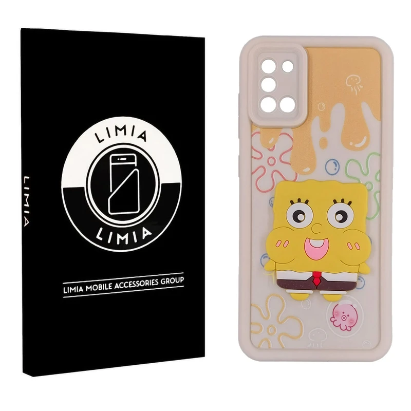 کاور لیمیا مدل سولید لنزدار طرح عروسکی برجسته مناسب برای گوشی موبایل سامسونگ Galaxy A31