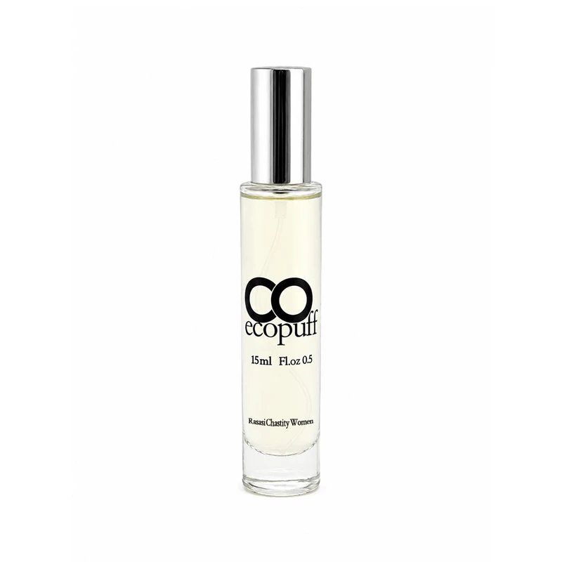 عطر جیبی زنانه اکوپاف مدل رصاصی چستیتی با رایحه گلی، خنک حجم 15 میلی‌لیتر