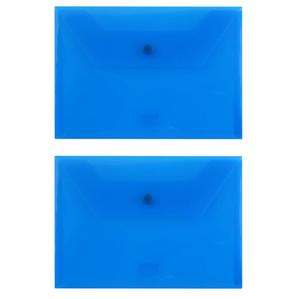 پوشه دکمه دار پاپکو مدل CLEAR M بسته 2 عددی پوشه دکمه دار پاپکو مدل CLEAR M بسته 2 عددی