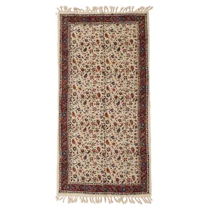 سفره قلمکار اثر زابلیان طرح 154-11-118 سایز 50 × 100 سانتی متر
