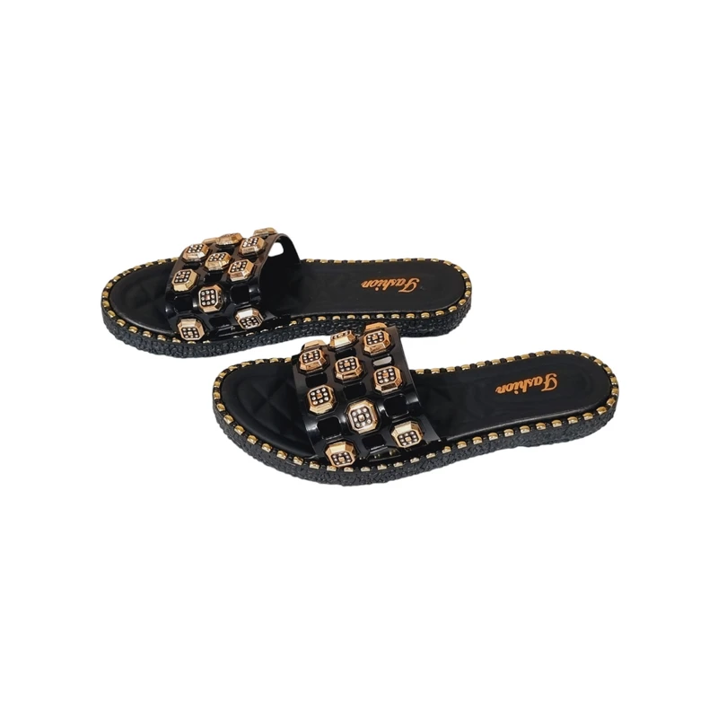 دمپایی زنانه پاپا مدل زمرد کد 0055