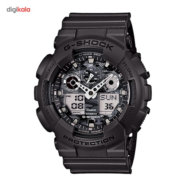 ساعت مچی عقربه ای مردانه کاسیو جی شاک مدل GA-100CF-8ADR