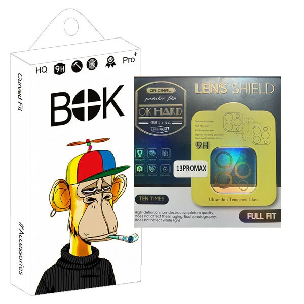  محافظ لنز دوربین بوک مدل  Protector 3d Glass lensمناسب برای گوشی موبایل اپل IPHONE 13promax 