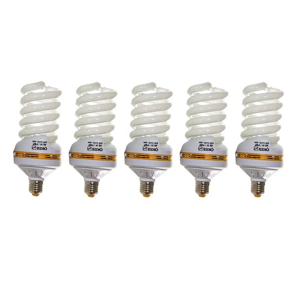 لامپ کم مصرف 45 وات اوکس مدل CFL45X5 پایه E27 بسته 5 عددی لامپ کم مصرف 45 وات اوکس مدل CFL45X5 پایه E27 بسته 5 عددی