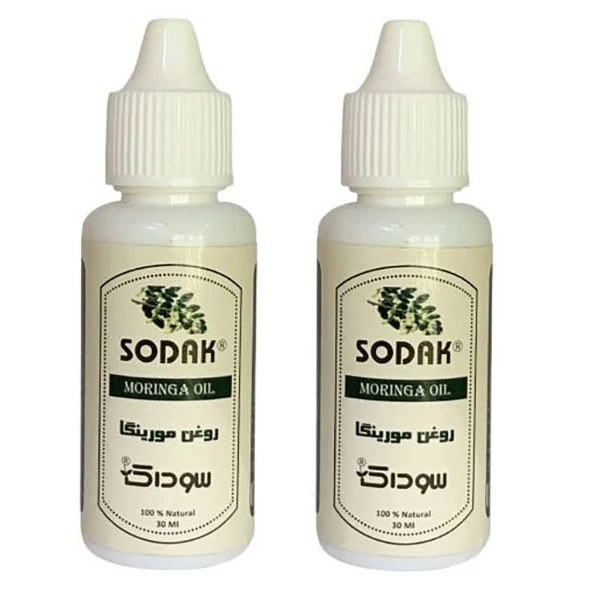 روغن بدن سوداک مدل مورینگا حجم 30 میلی لیتر مجموعه 2 عددی