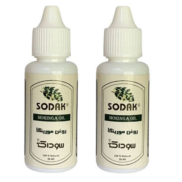 روغن بدن سوداک مدل مورینگا حجم 30 میلی لیتر مجموعه 2 عددی