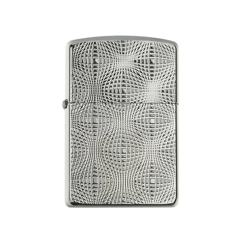 فندک زیپو مدل Armor Globes High Polish Chrome کد 28835