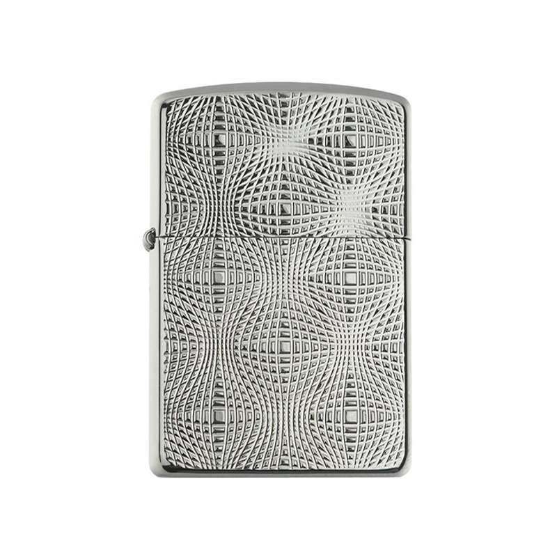 فندک زیپو مدل Armor Globes High Polish Chrome کد 28835