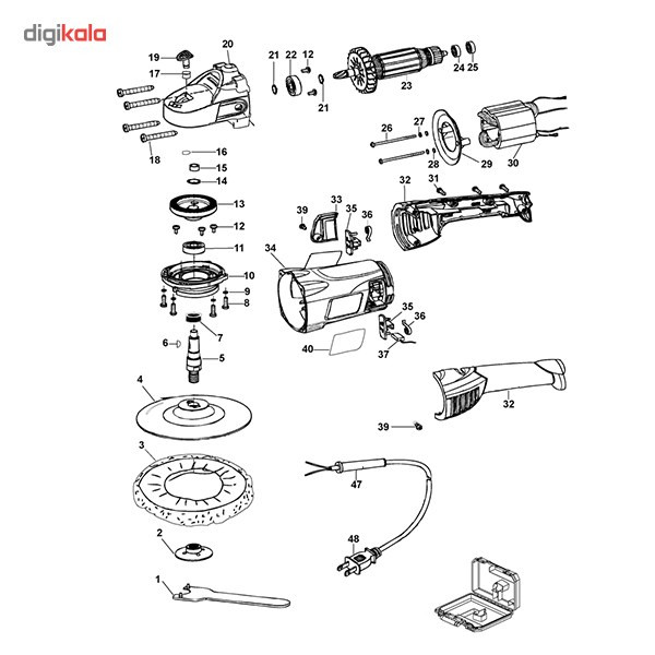 دستگاه پولیش بلک اند دکر مدل BPGP1518 دستگاه پولیش بلک اند دکر مدل BPGP1518