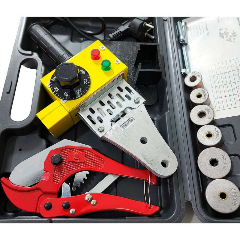 مجموعه 8 عددی دستگاه جوش لوله پلیمری مدل W1000