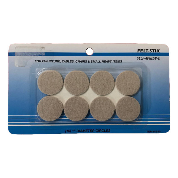 پد پایه مبل و صندلی مدل Felt-Stik کد 5850 بسته 16 عددی