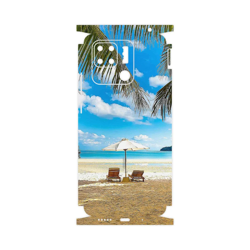 برچسب پوششی ماهوت مدل Beach-FullSkin مناسب برای گوشی موبایل شیائومی Redmi 10C