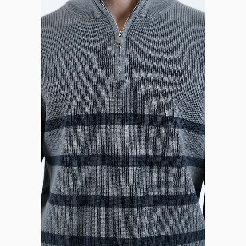 پلیور یقه ایستاده مردانه پاتن جامه مدل 304021030035999