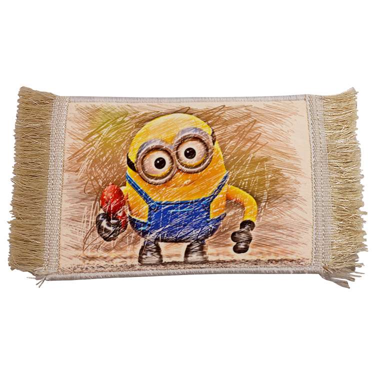 فرش ماشینی دیوارکوب مدل مینیون کد 2