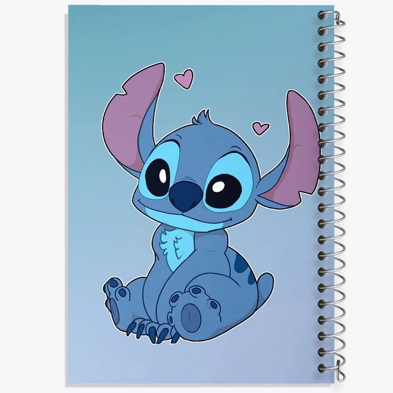 دفتر ژورنال نویسی 50 برگ خندالو مدل نقطه ای طرح استیچ (Stitch) کد 37184