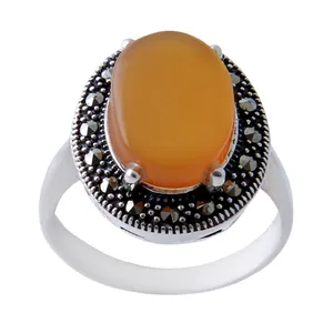    انگشتر نقره زنانه بازرگانی میلادی کد AW_319