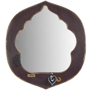 آینه مثالین طرح گل و برگ کد 314046