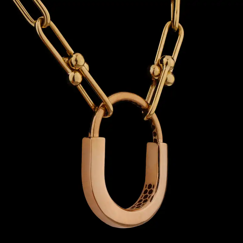 گردنبند طلا 18 عیار زنانه تاج مدل 1161-1