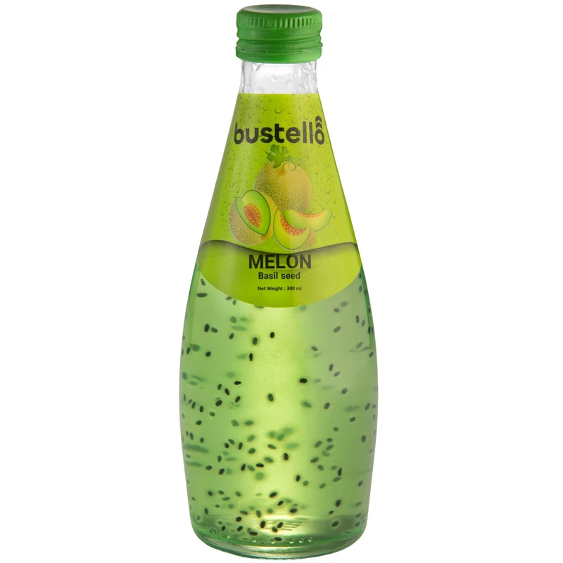 نوشیدنی تخم شربتی با طعم طالبی باستلو - 300 میلی لیتر