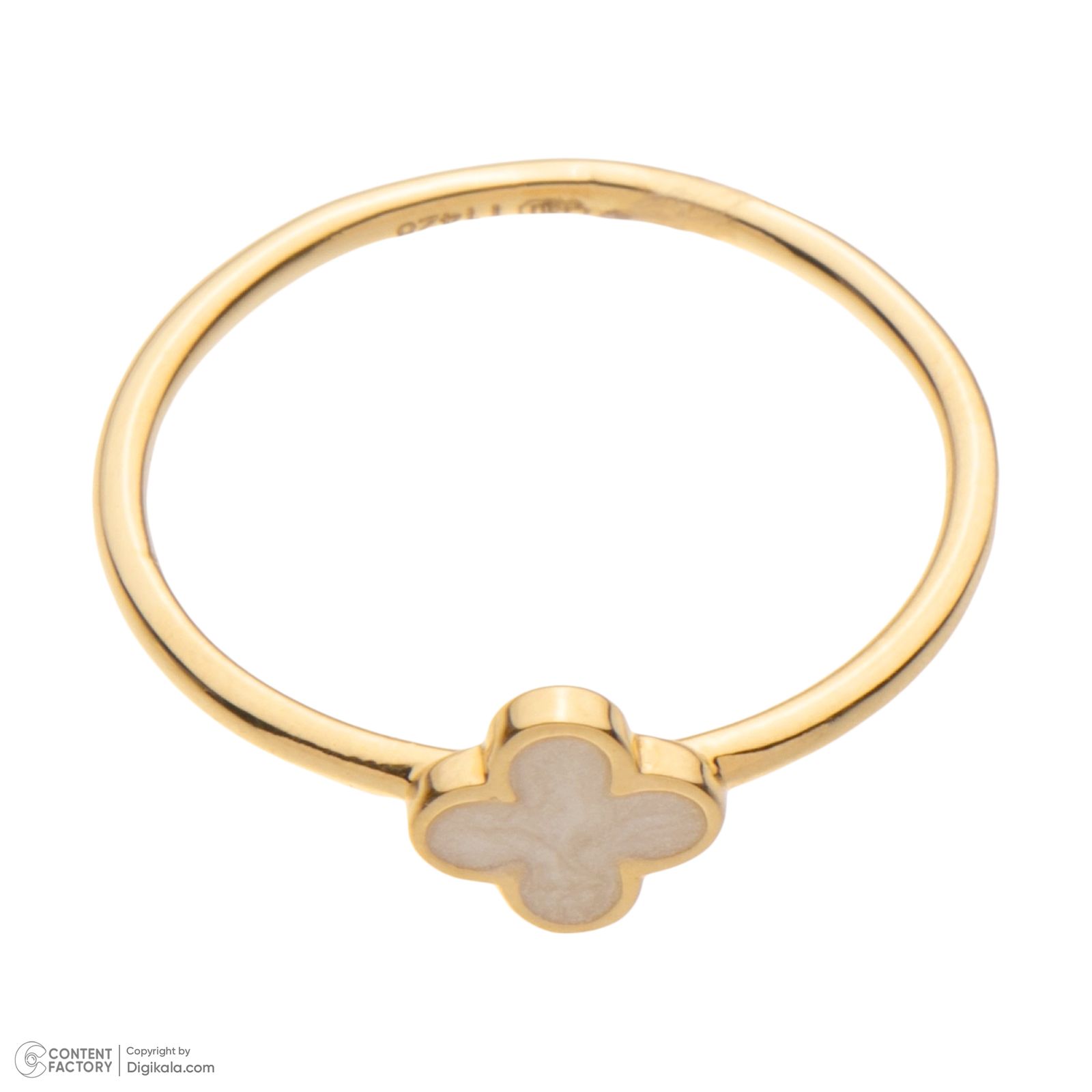 انگشتر طلا 18 عیار زنانه درریس مدل rt7176 -  - 5