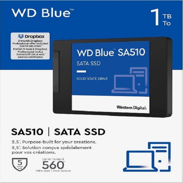 اس اس دی اینترنال وسترن دیجیتال مدل WD BLUE SA510 ظرفیت یک ترابایت