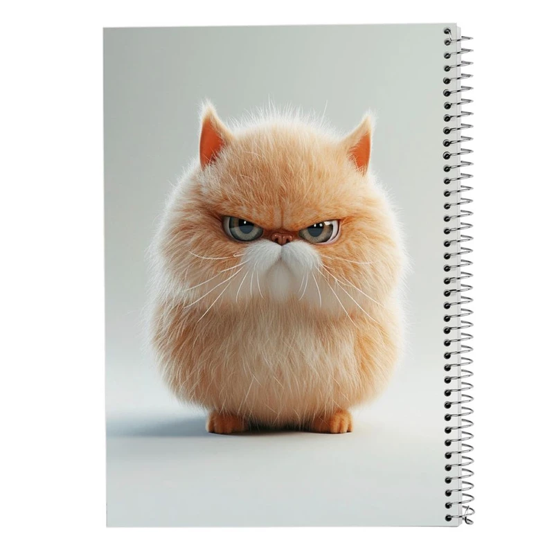 دفتر شطرنجی 50 برگ مدوپد طرح سگ و گربه کد DF17225