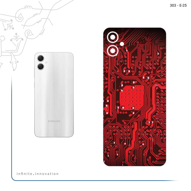 برچسب پوششی ماهوت مدل Red_Printed_Circuit_Board مناسب برای گوشی موبایل سامسونگ Galaxy A05