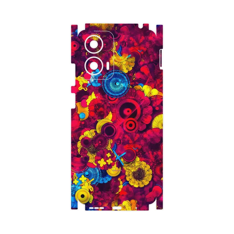 برچسب پوششی ماهوت مدل Vector Flower Garden Digital Art-FullSkin مناسب برای گوشی موبایل موتورولا Moto G24