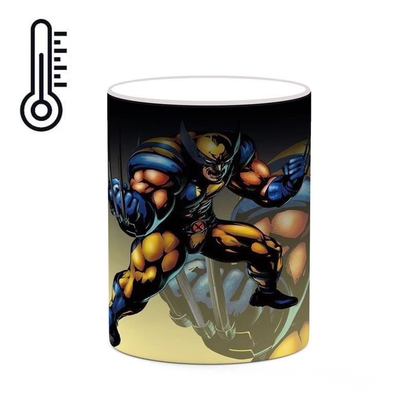 ماگ حرارتی کاکتی مدل ولوورین Wolverine کد mgh40329
