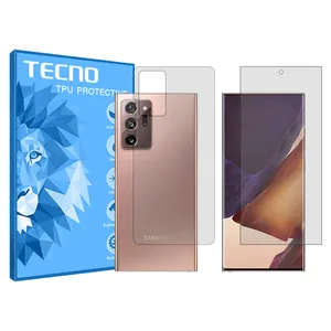 HyGEL tecno transparent screen protector suitable for Samsung Galaxy Note 20 Ultra mobile phone along with the phone back protector