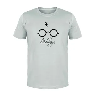 تی شرت آستین کوتاه مردانه مدل HARRY POTTER کد L40 رنگ طوسی