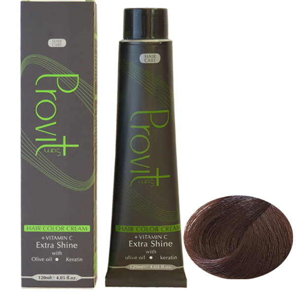 رنگ مو پرویت سری شکلاتی شماره 6/7 حجم 120 میلی لیتر رنگ بلوند شکلاتی تیره