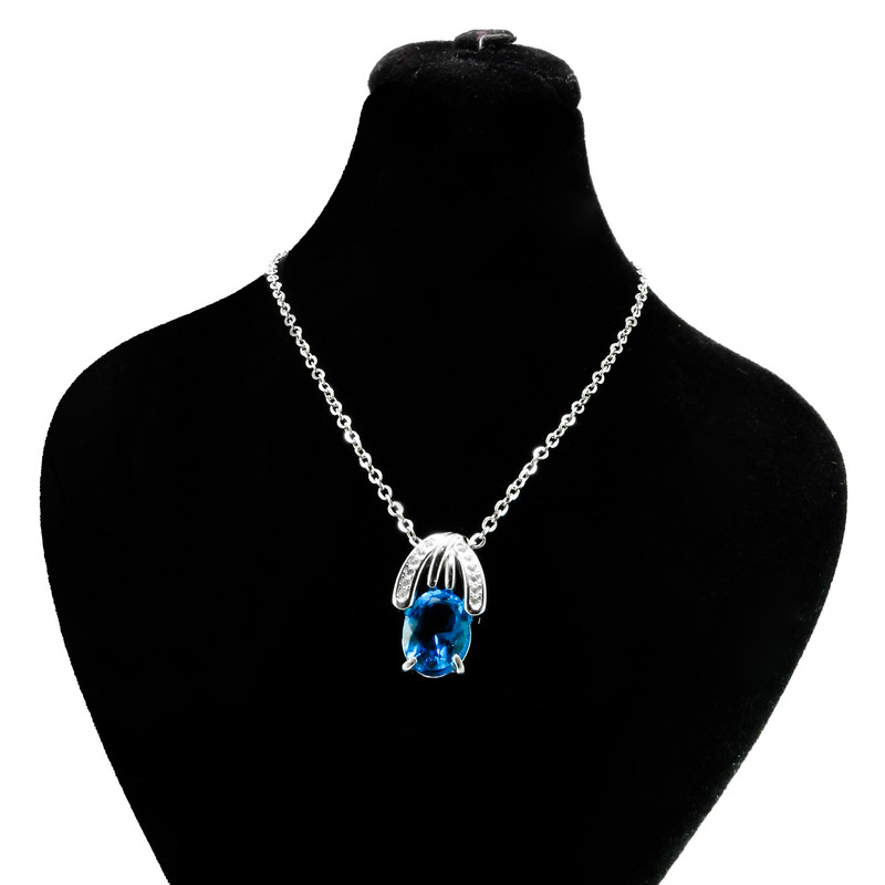 گردنبند نقره زنانه کد AV164