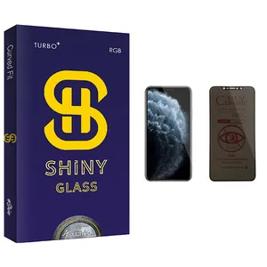 Atouchbo Shiny Glass Privacy Screen Protector For Apple اپل iPhone 11 Pro Max
