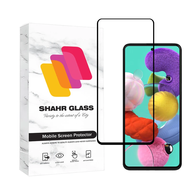 محافظ صفحه نمایش شهر گلس مدل FULSLSH مناسب برای گوشی موبایل سامسونگ Galaxy A52 4G