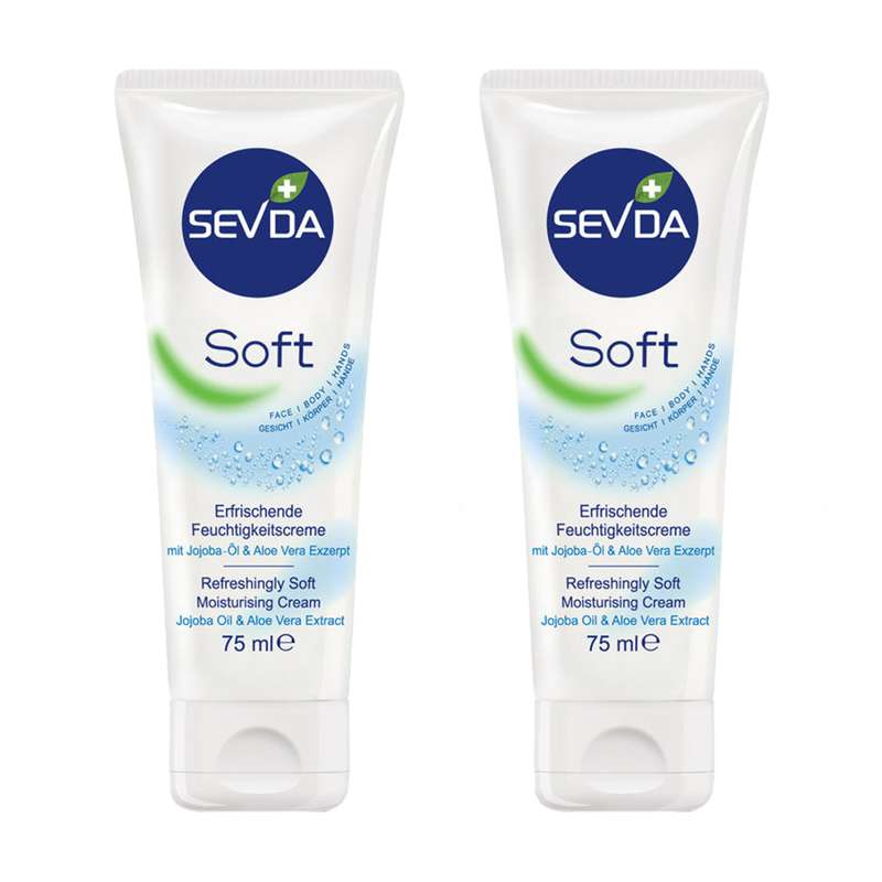 کرم مرطوب کننده سودا مدل Soft حجم 75 میلی لیتر مجموعه 2 عددی کرم مرطوب کننده سودا مدل Soft حجم 75 میلی لیتر مجموعه 2 عددی