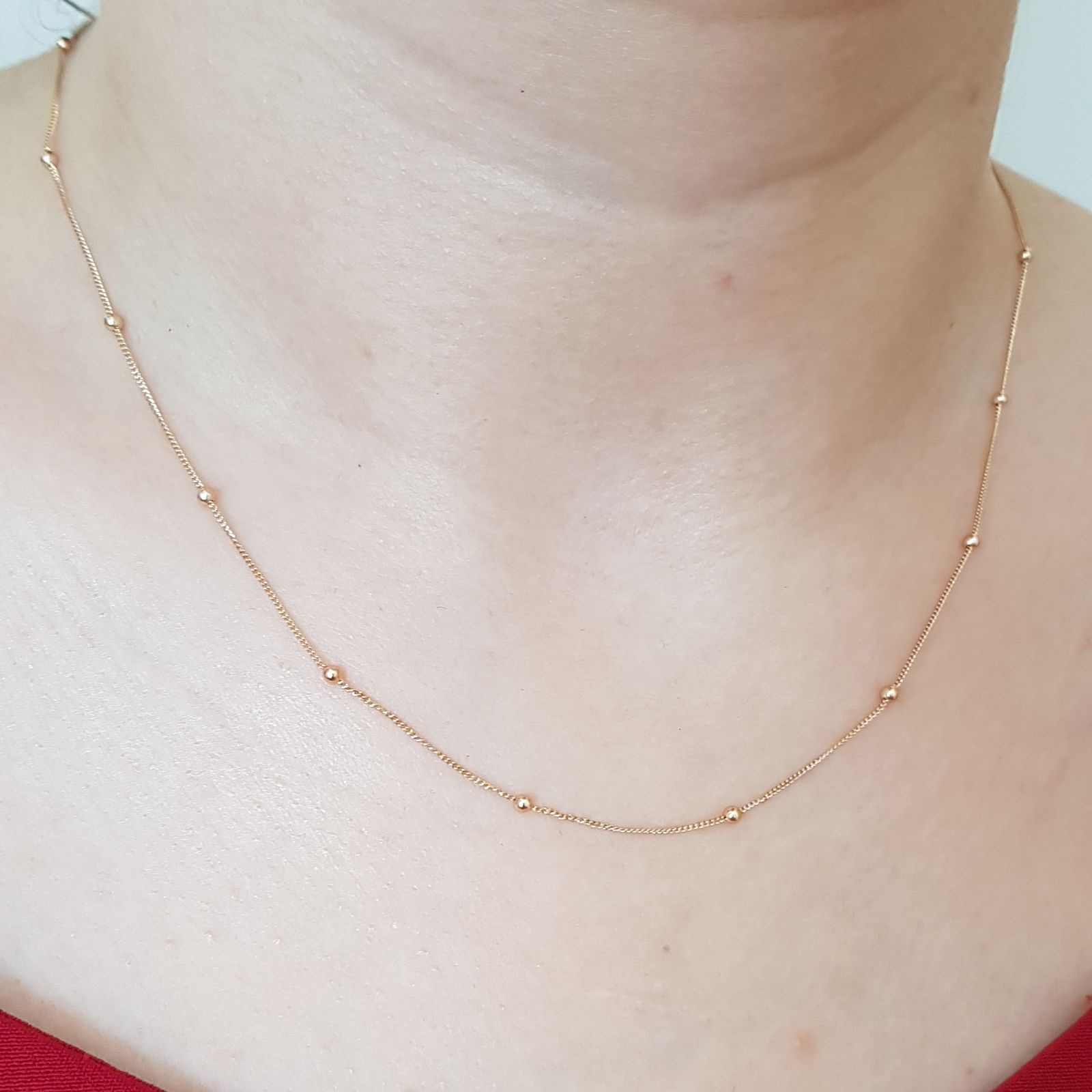 گردنبند زنانه ژوپینگ مدل گوی دار 1310 -  - 3