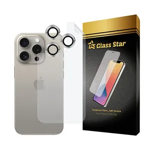 Glass Star MTBRING Nano Back Protector For Apple iPhone 15 Pro with Lens Protector