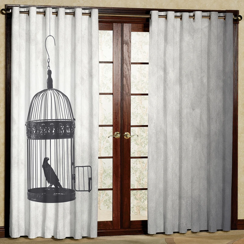 پرده مدل مخمل پانچی کد 2238T2 سایز 200x140 سانتی متر