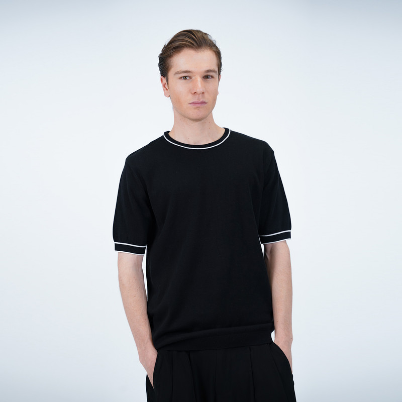 پلیور یقه گرد مردانه پاتن جامه مدل 353021040004999