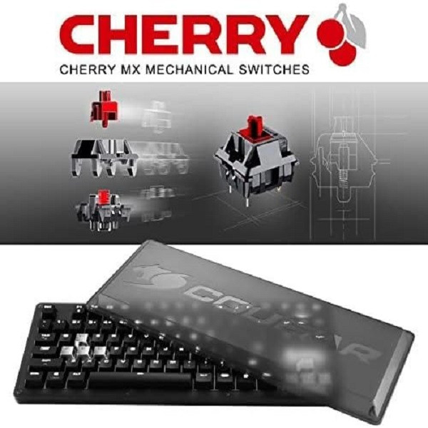 کیبورد مخصوص بازی کوگر مدل KEYBOARD-PURI TKL RGB-US LAYOUT,RED SWITCH 2