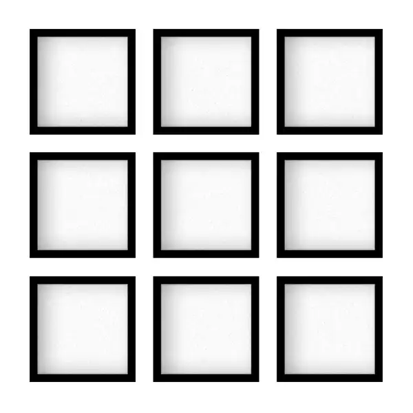 قاب عکس مدل 166-215 سایز 20×20 سانتی متر بسته نه عددی