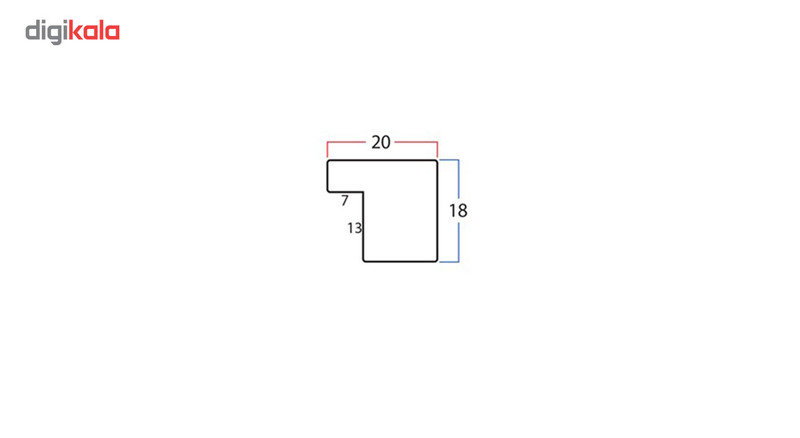 قاب عکس مدل 166-215 سایز 20×20 سانتی متر بسته نه عددی