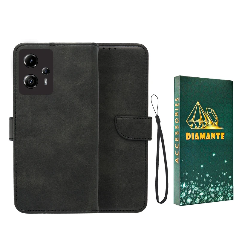 کیف کلاسوری دیامانته مدل Bandaviz Gn مناسب برای گوشی موبایل موتورولا Moto G13 به همراه بندآویز