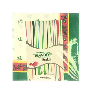 دستمال سفره بلاندکس مدل napkin طرح فانتزی بسته 20 عددی
