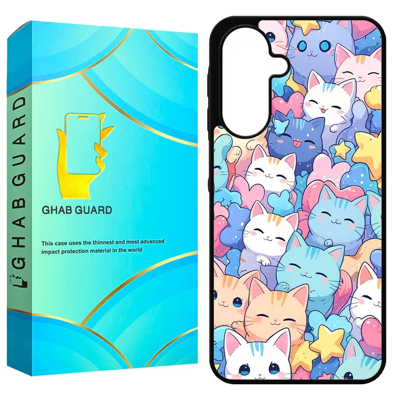 کاور قاب گارد طرح گربه مدل GA26 مناسب برای گوشی موبایل سامسونگ Galaxy A26 5G / A17 5G