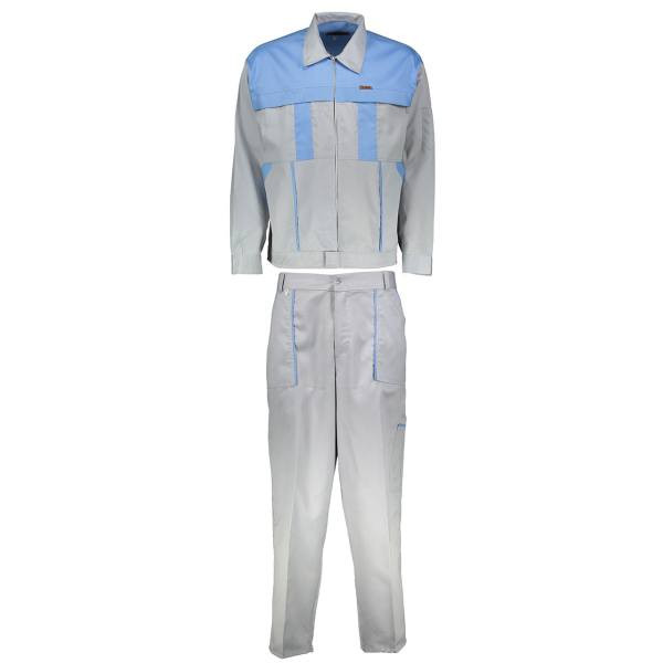 کاپشن و شلوار مهندسی سبلان مدل آلفا طوسی آبی آسمانی