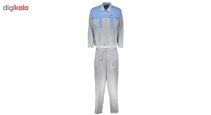 کاپشن و شلوار مهندسی سبلان مدل آلفا طوسی آبی آسمانی