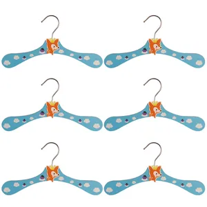 چوب لباسی کودک مدل روباه بسته 6 عددی 